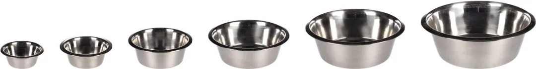 Flamingo Hondenvoerbak Inox XS - 200ml - Zilver