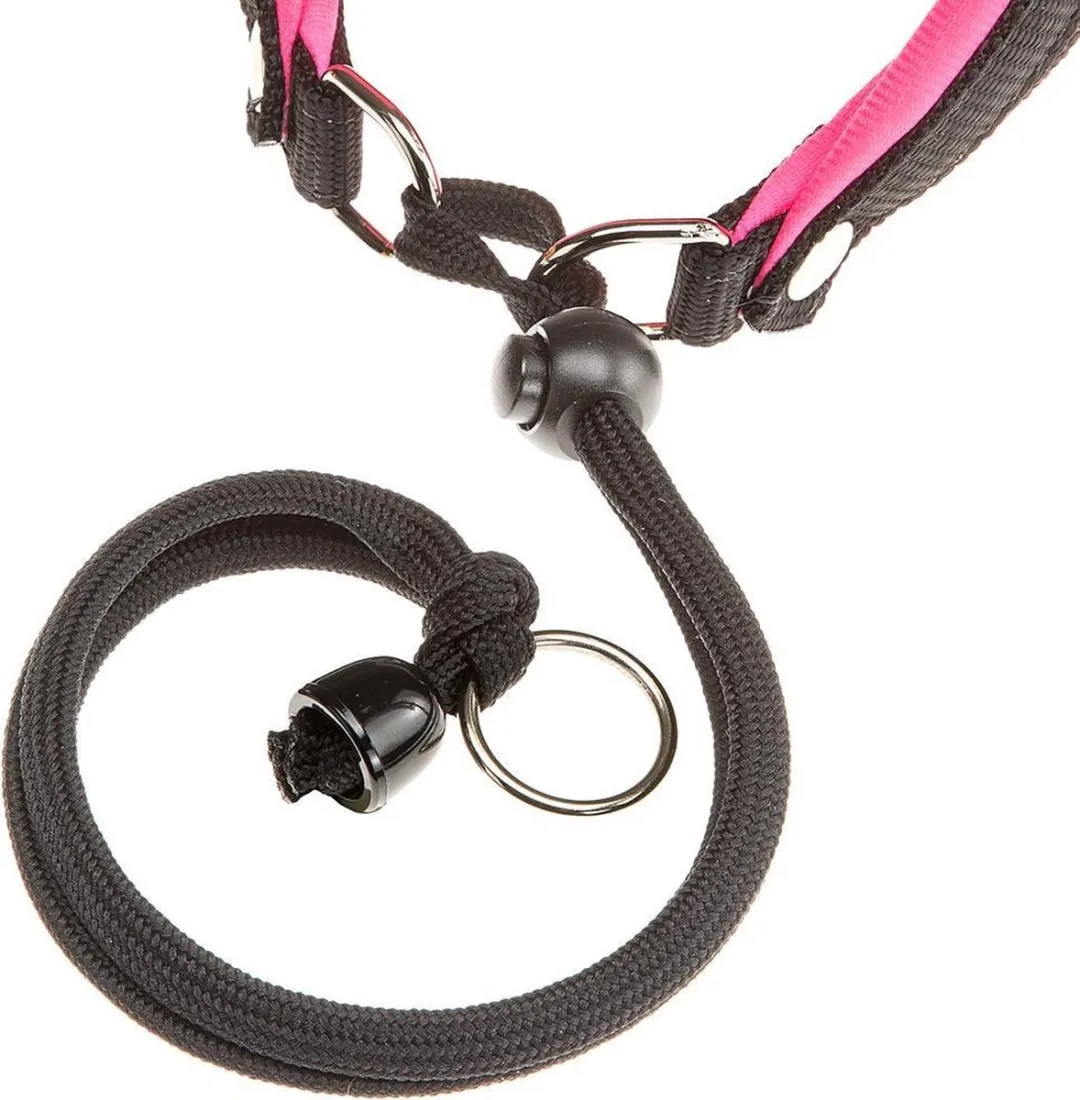 Ferplast Agila Nylon Hondentuigje - 44-52cm - Zwart/roze