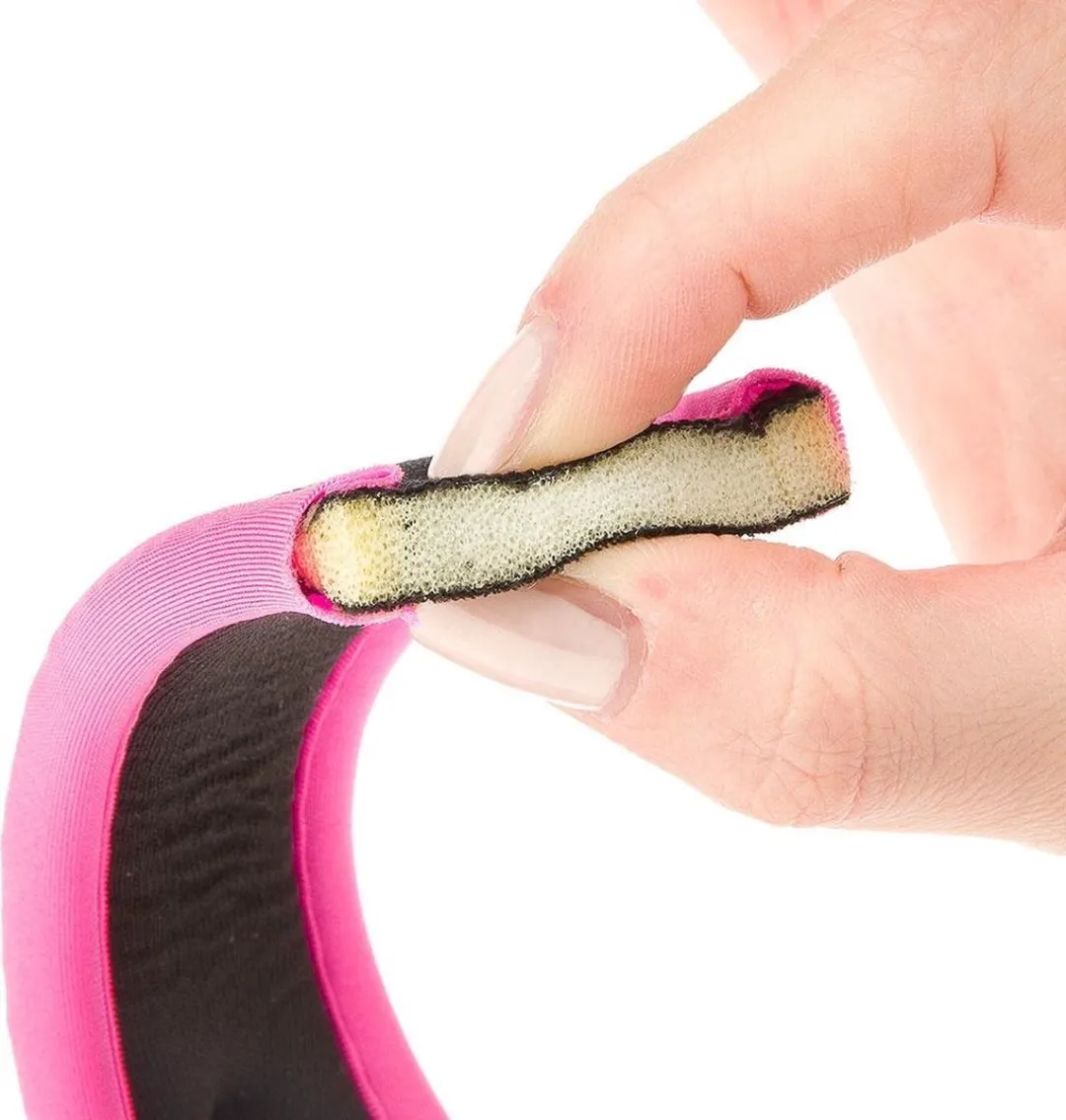 Ferplast Agila Nylon Hondentuigje - 44-52cm - Zwart/roze
