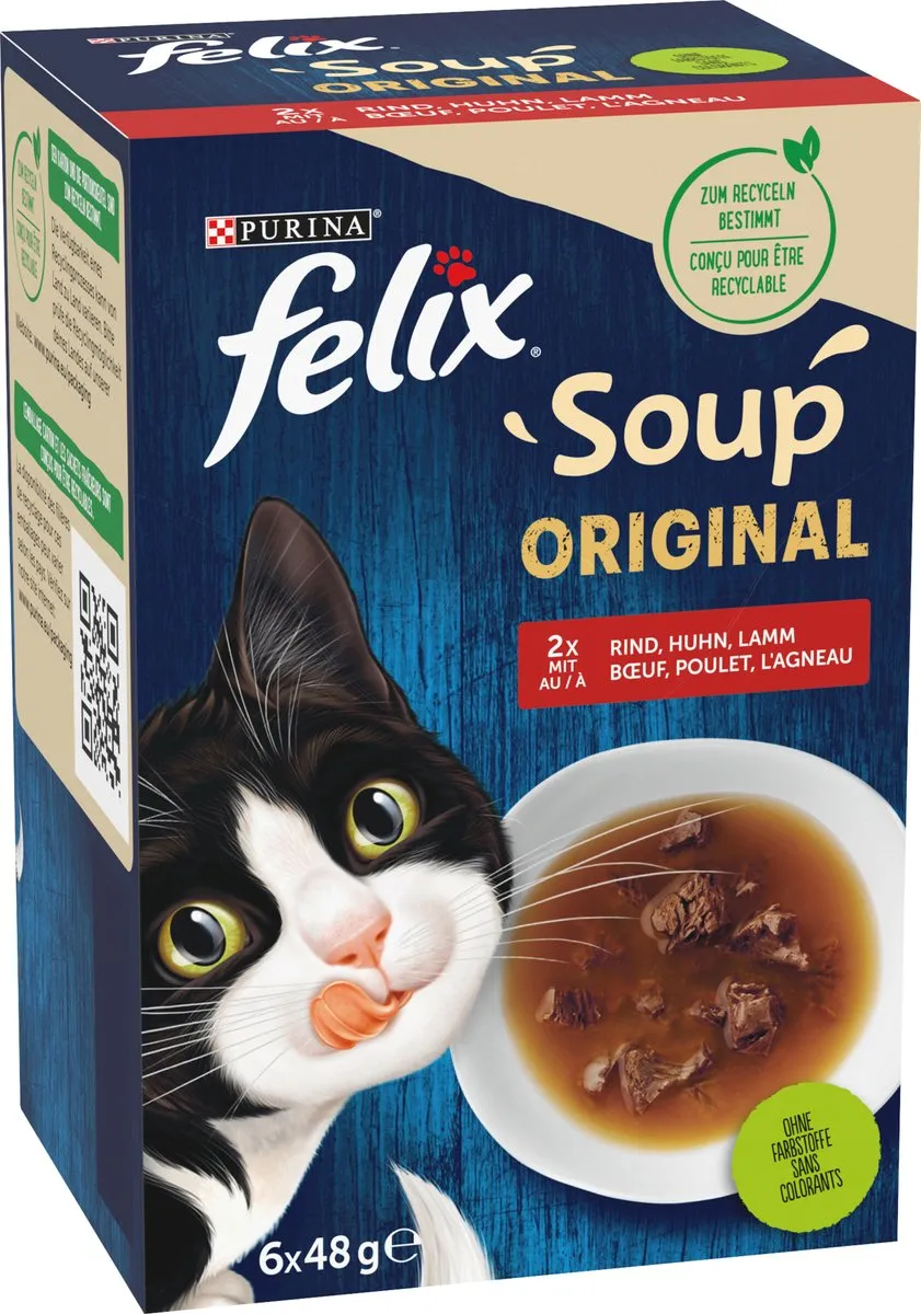 Felix Nat Kattenvoer Rund Kip Lam Original