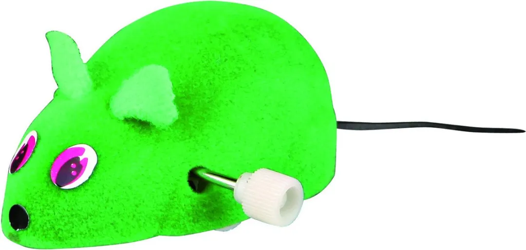 Trixie Opwindbare Muis - Blauw