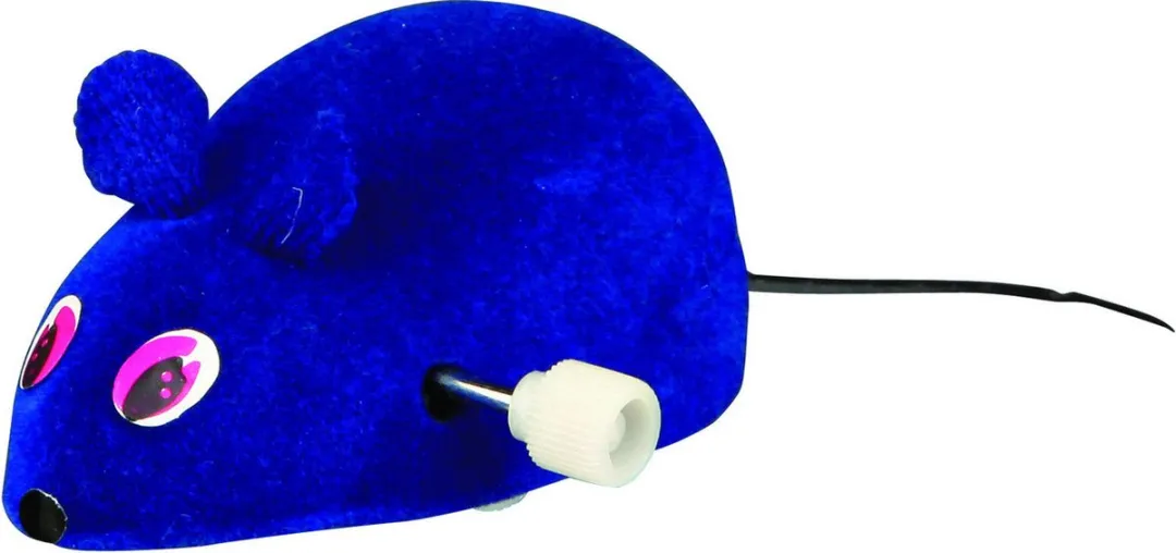 Trixie Opwindbare Muis - Blauw