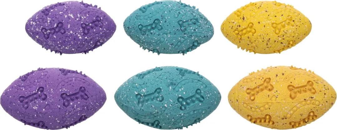 Flamingo Freckles Rugby Speelgoed - M - 11,8x6,8cm Assortiment