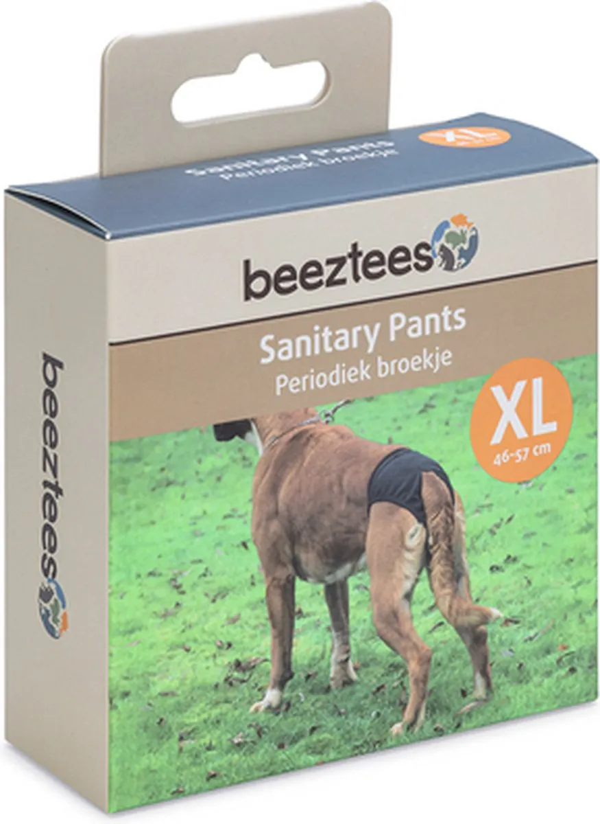 Beeztees Loopsheidbroekje XL - Nylon - Zwart