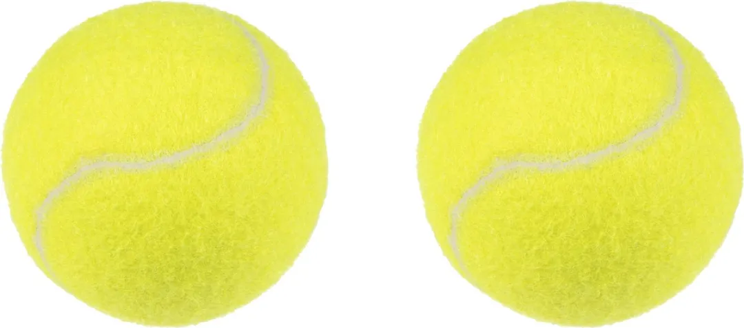 Flamingo Smash Tennisballen Geel Ø8cm - 2 Stuks