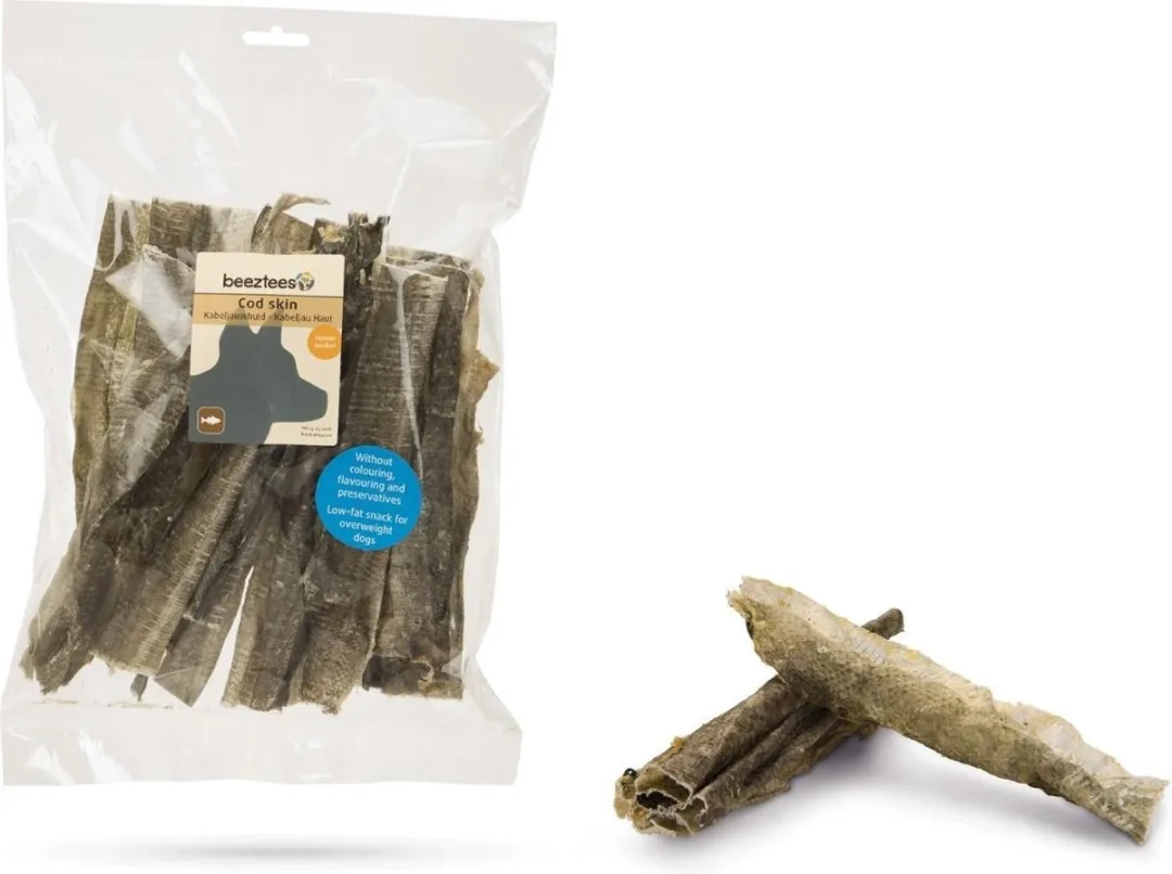 Beeztees Kabeljauwhuid 150g