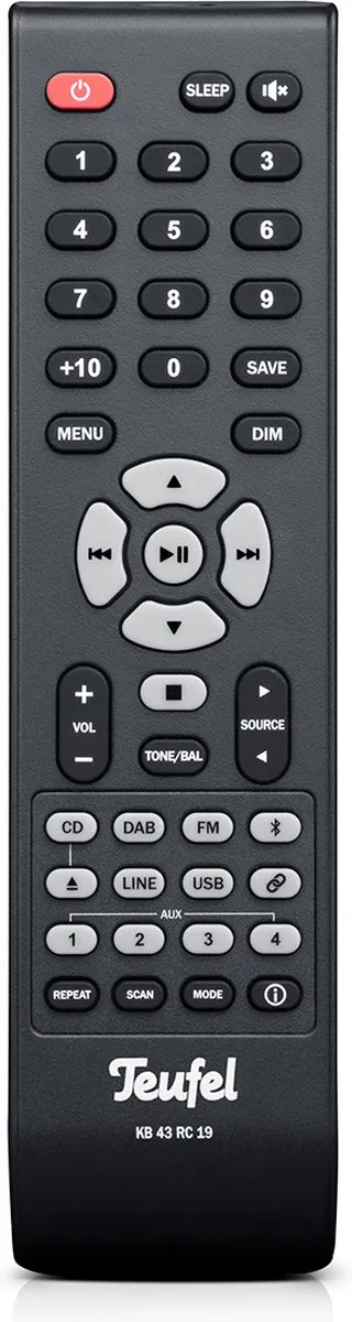 Teufel KOMBO 43 Cd-receiver - 50W - Zwart