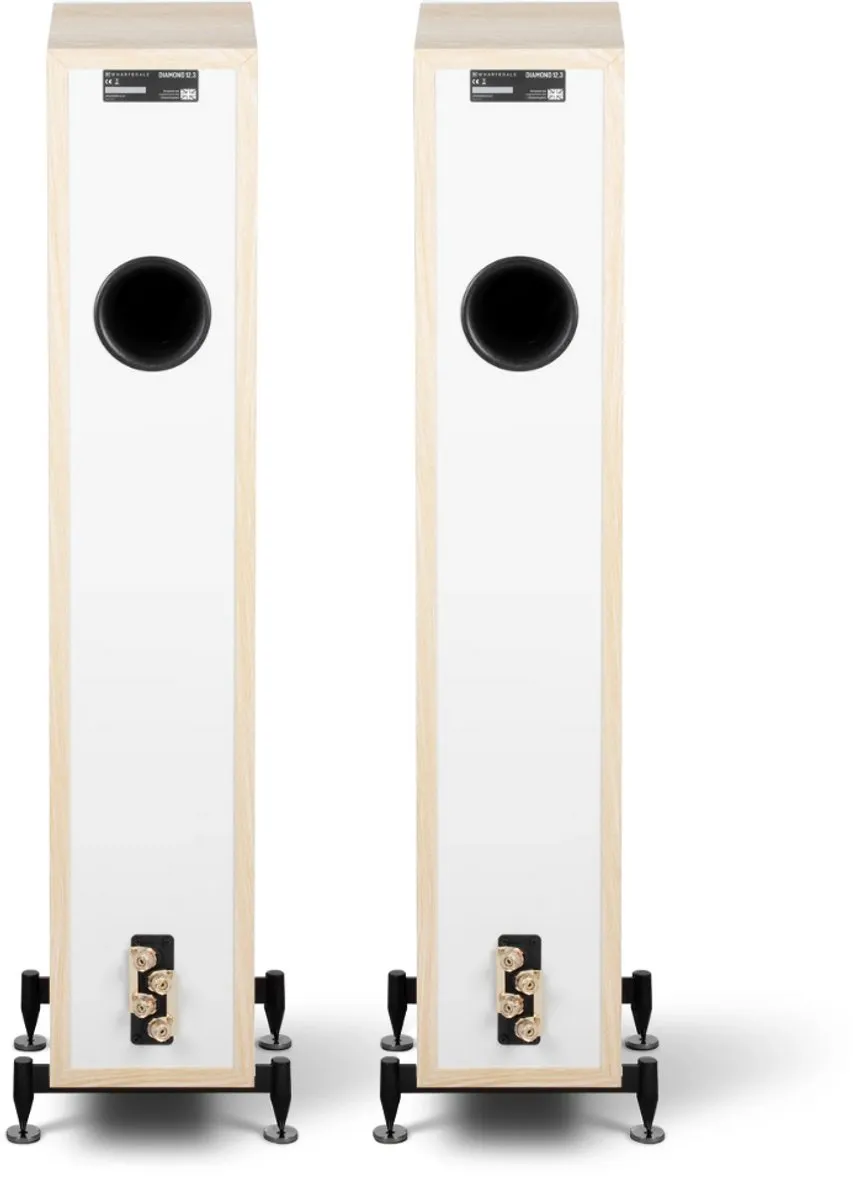 Wharfedale Diamond 12.4 Vloerstaande Speakers - Licht Eiken