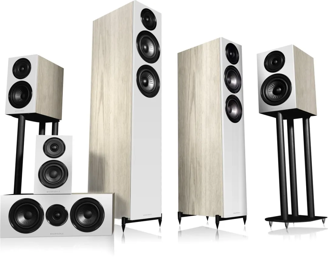 Wharfedale Diamond 12.4 Vloerstaande Speakers - Licht Eiken