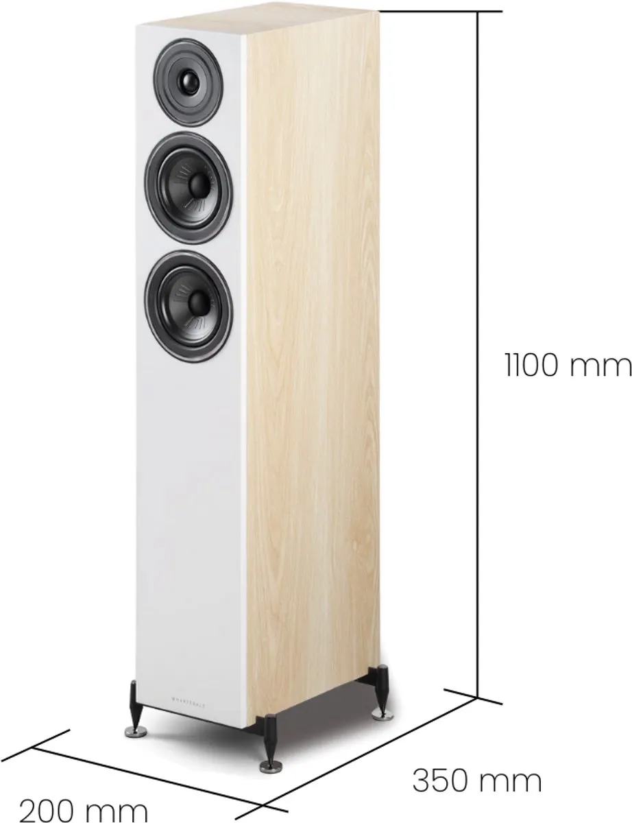 Wharfedale Diamond 12.4 Vloerstaande Speakers - Licht Eiken