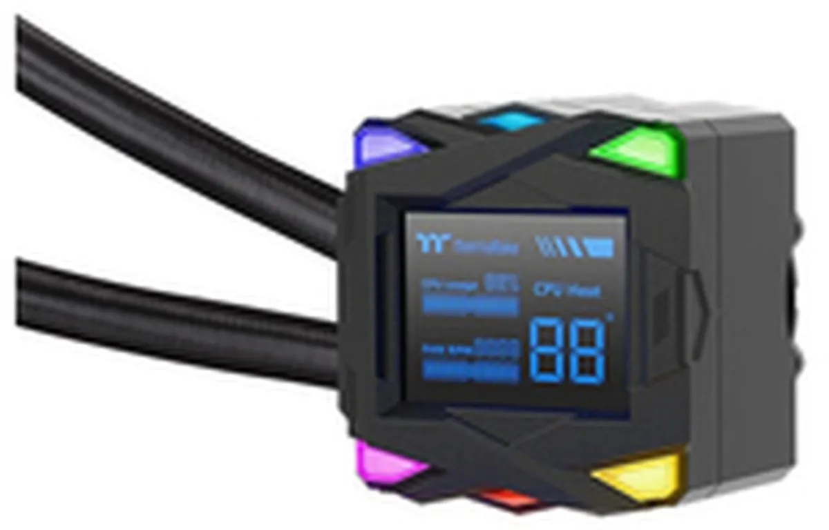 Thermaltake LA240-S ARGB Moederbordkit - 2x 12cm Zwart