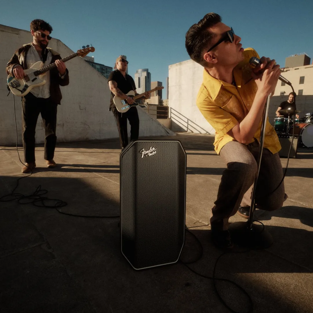 Teufel Fender Rockster Air 2 Bluetooth Speaker - 58 uur - 115 dB - Zwart
