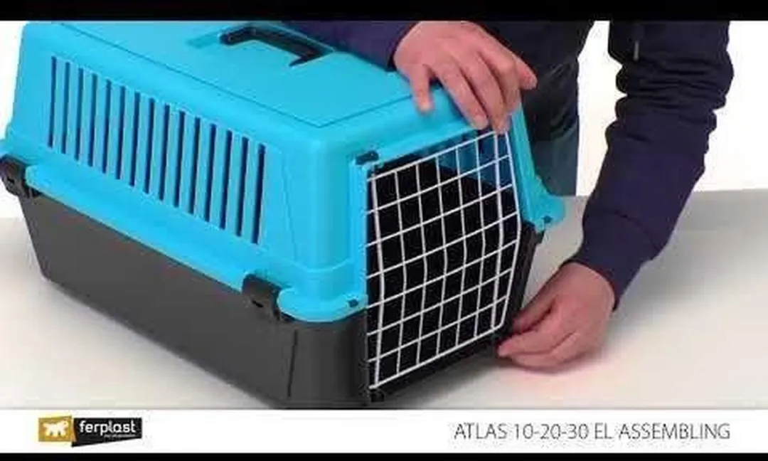 Ferplast Vervoersbox Atlas 10 Kattenvervoersbox 32.5x48x29cm - Lichtblauw