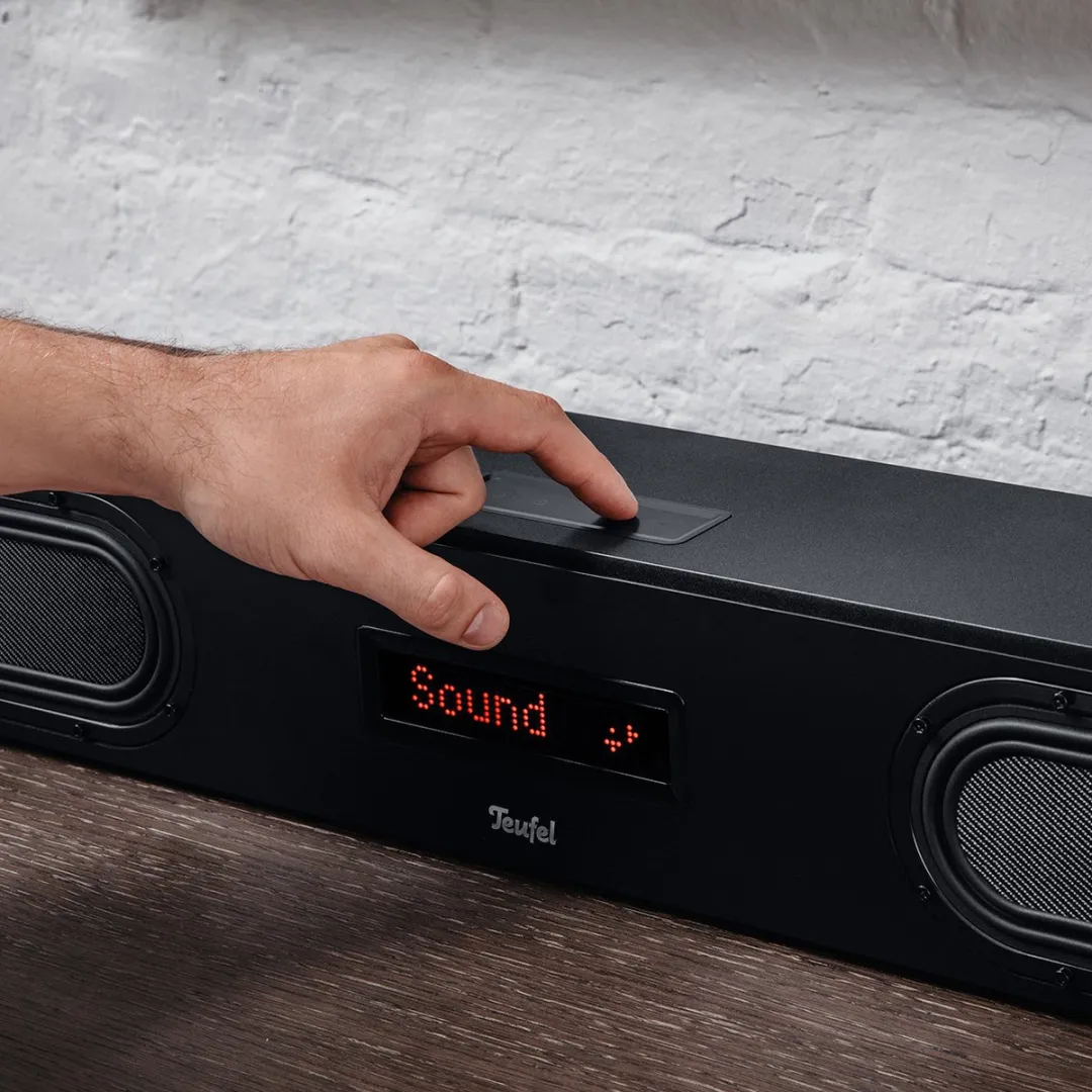 Teufel Cinebar Ultima Power Edition Soundbar - Draadloze subwoofer T 10 - Zwart