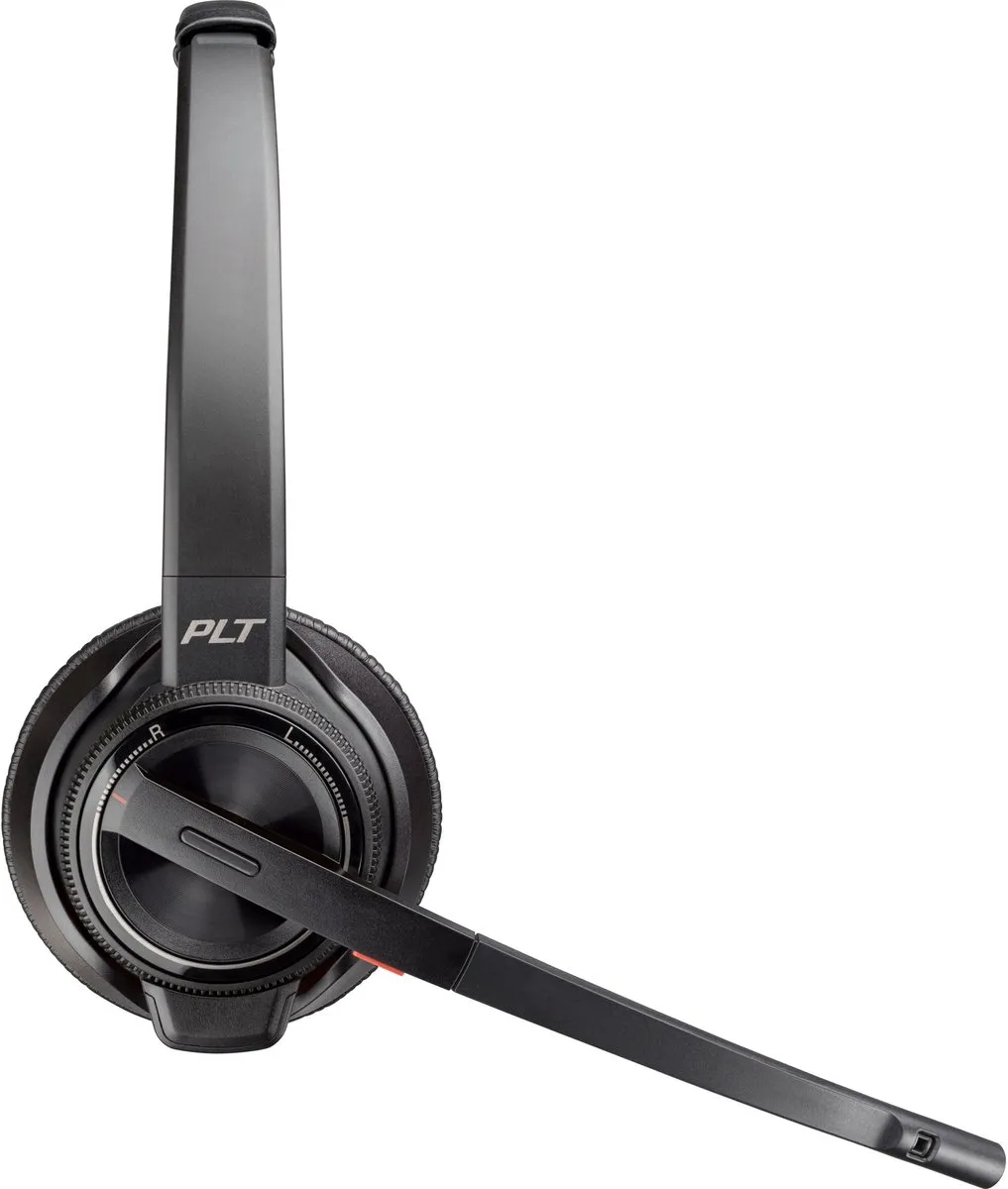 Poly Savi 8220 UC DECT Headset - Zwart