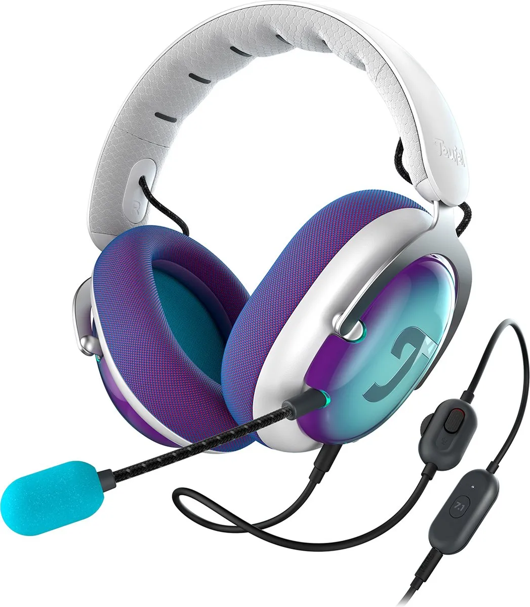Teufel ZOLA Bedrade Gaming Headset 7.1 Surround - lichtgrijs