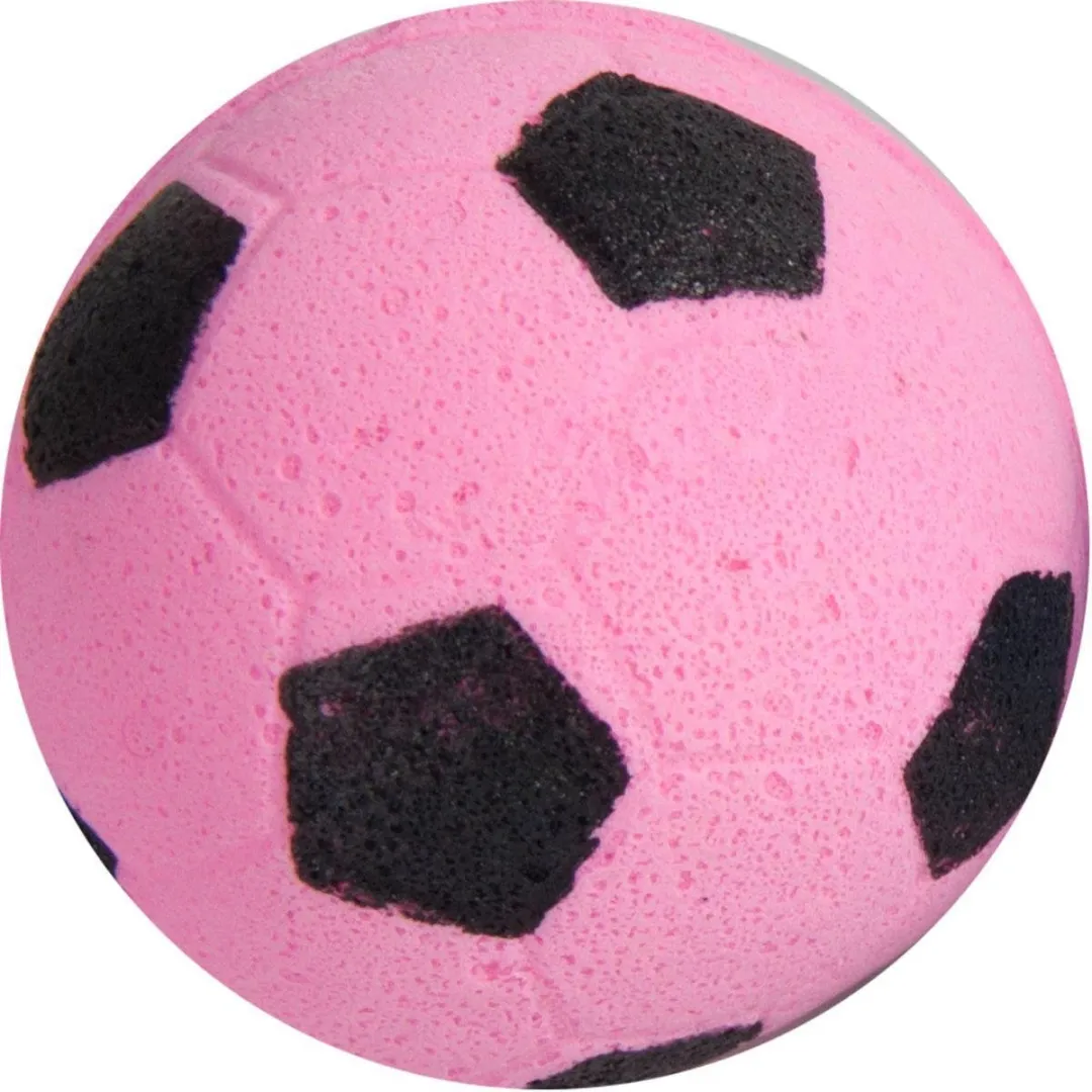 Flamingo Kattenspeelgoed Sponzen Voetballen 4cm - 2 Stuks