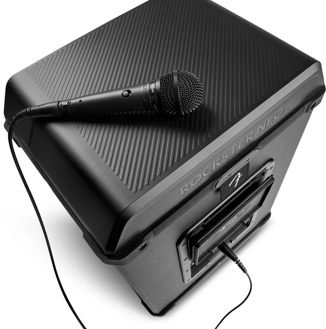 Teufel Fender ROCKSTER NEO 107002737 Draagbare Bluetooth Speaker - 130dB - Black & Steel