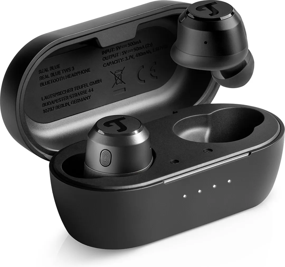 Teufel REAL BLUE TWS 3 Draadloze Oortjes - Night Black - afbeelding 6 van 6