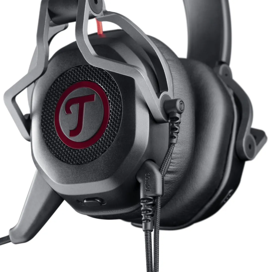 Teufel CAGE 105958001 Gaming Headset - USB-geluidskaart - Zwart - afbeelding 6 van 6