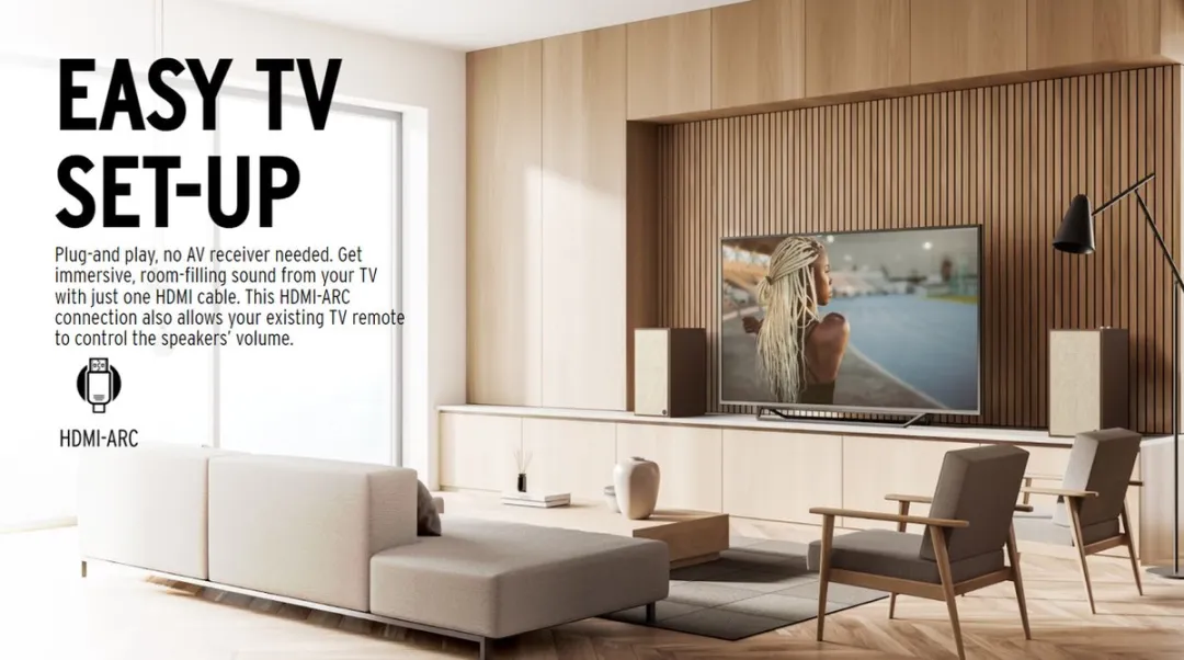 Klipsch The Sevens Draadloze Speaker - Walnoot