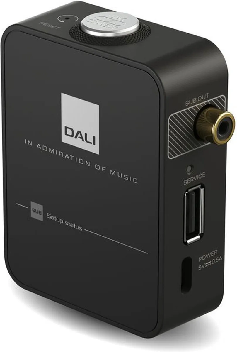 Dali WSR 20112602 Draadloze Subwoofer Ontvanger - Zwart