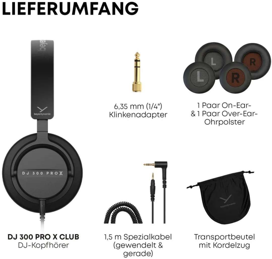 beyerdynamic DJ 300 Pro X Koptelefoon - Zwart