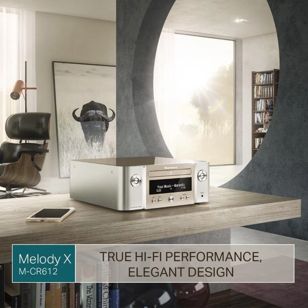 Marantz MCR612 HiFi Systeem - DAB+ CD Bluetooth - Zilvergoud