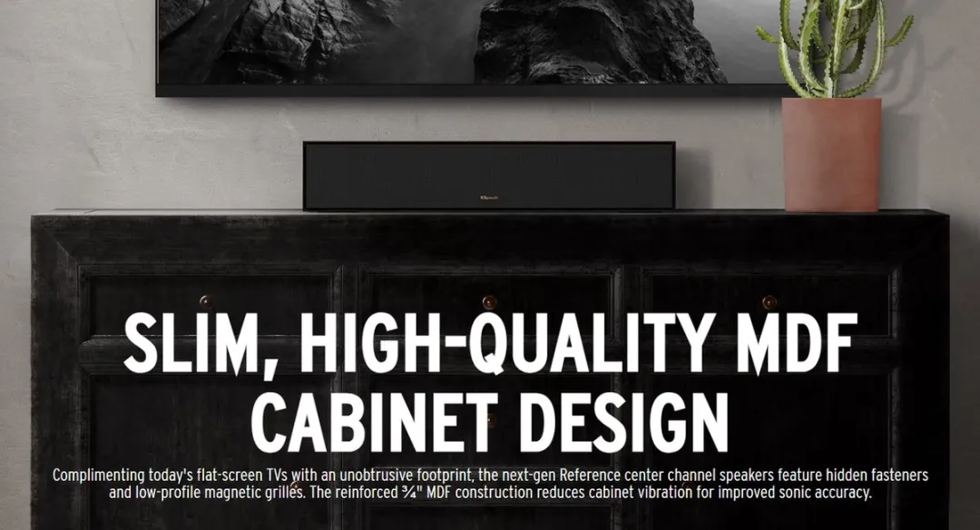 Klipsch R-30C Centerspeaker - Zwart