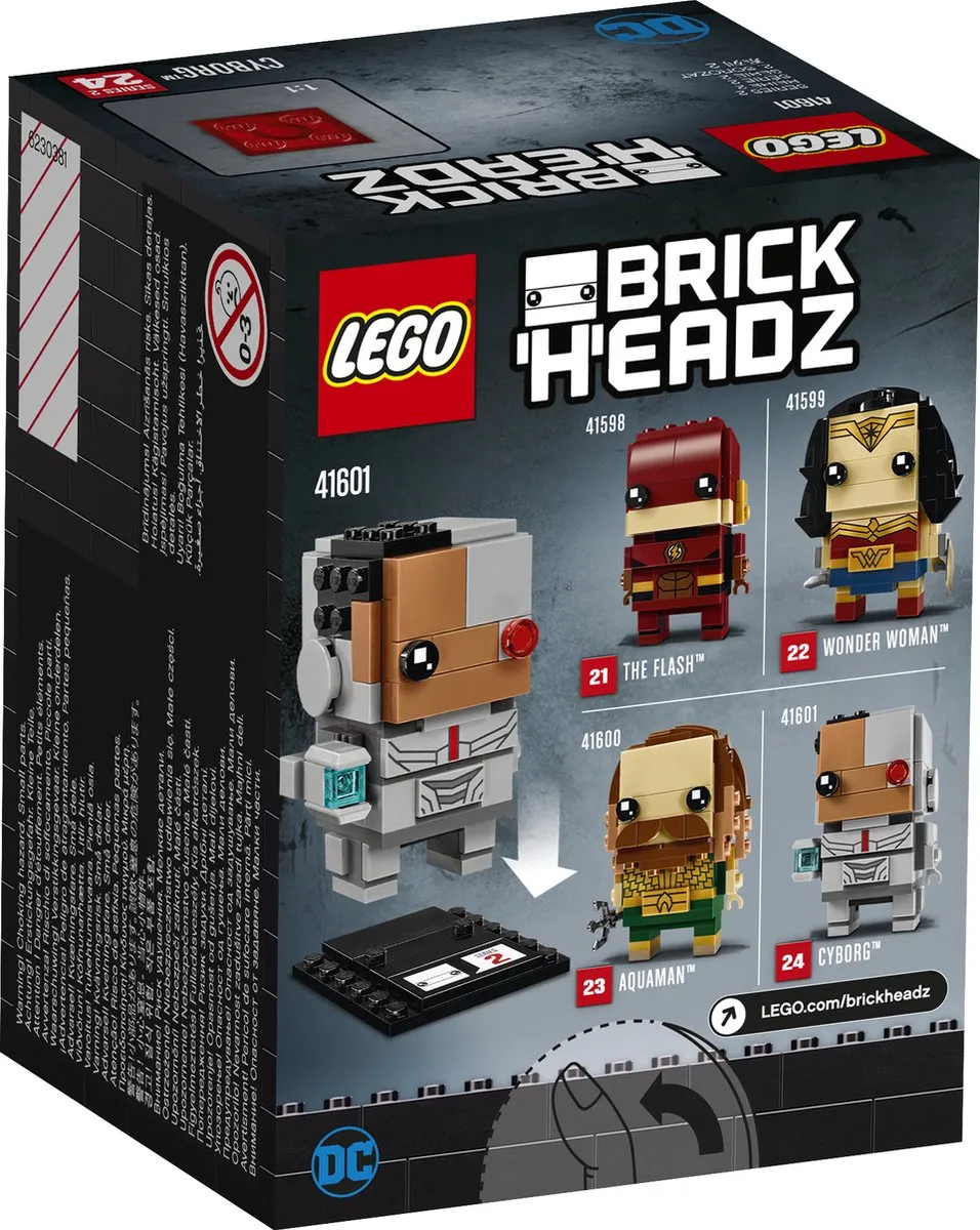 LEGO BrickHeadz Cyborg 41601 - 108 Stukken - Zwart