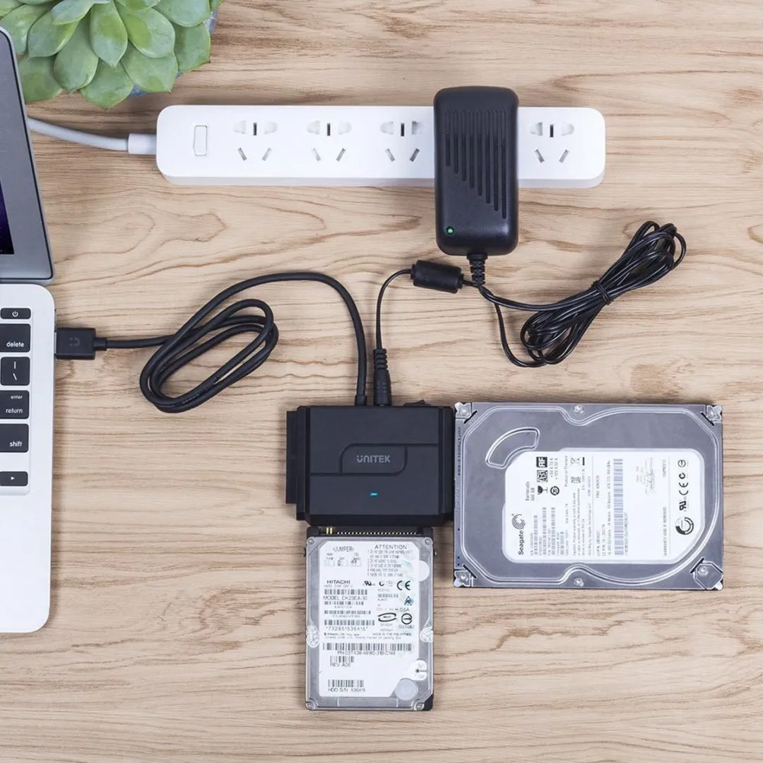 Unitek Y-3324 Basisstation USB 3.2 Gen 1 - Zwart