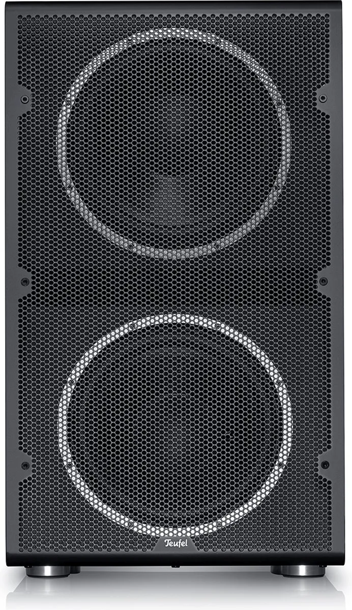 Teufel Power HiFi Stereo Set - 2x 440W Modulaire Bluetooth Luidsprekers - 12" Subwoofer - Zwart