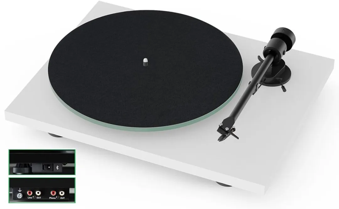 Pro-Ject T1 Evo BT Platenspeler - Satijn Wit