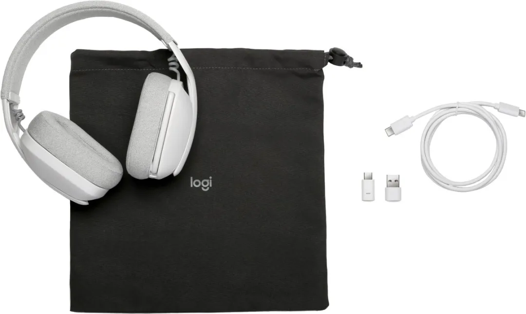 Logitech Zone Vibe 527246291 Headset - Draadloos - Wit - afbeelding 3 van 6