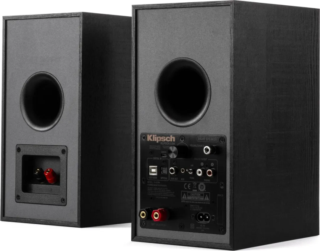 Klipsch R-41PM Powered Speakers - 2x 140W - Zwart