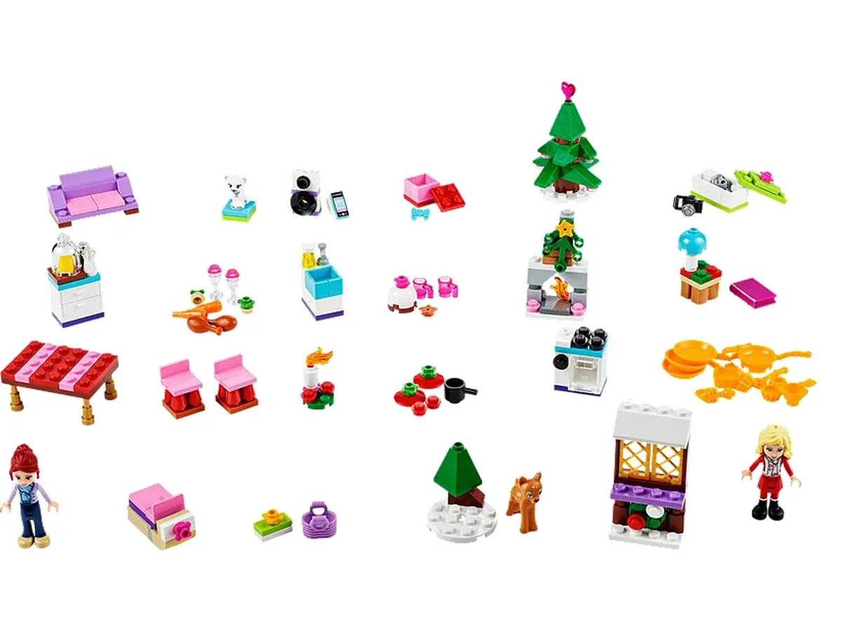 LEGO Friends Adventskalender 41040 - 228 Stukken - Paars