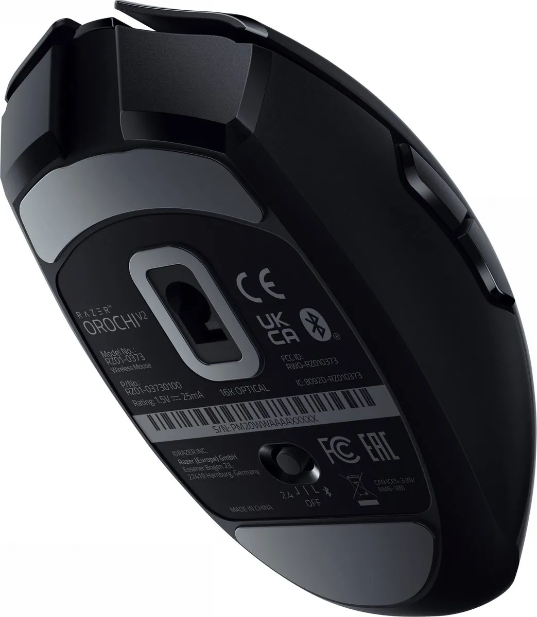 Razer Orochi V2 RZ01-03730100 Draadloze Gaming Muis - 18.000 DPI - Zwart