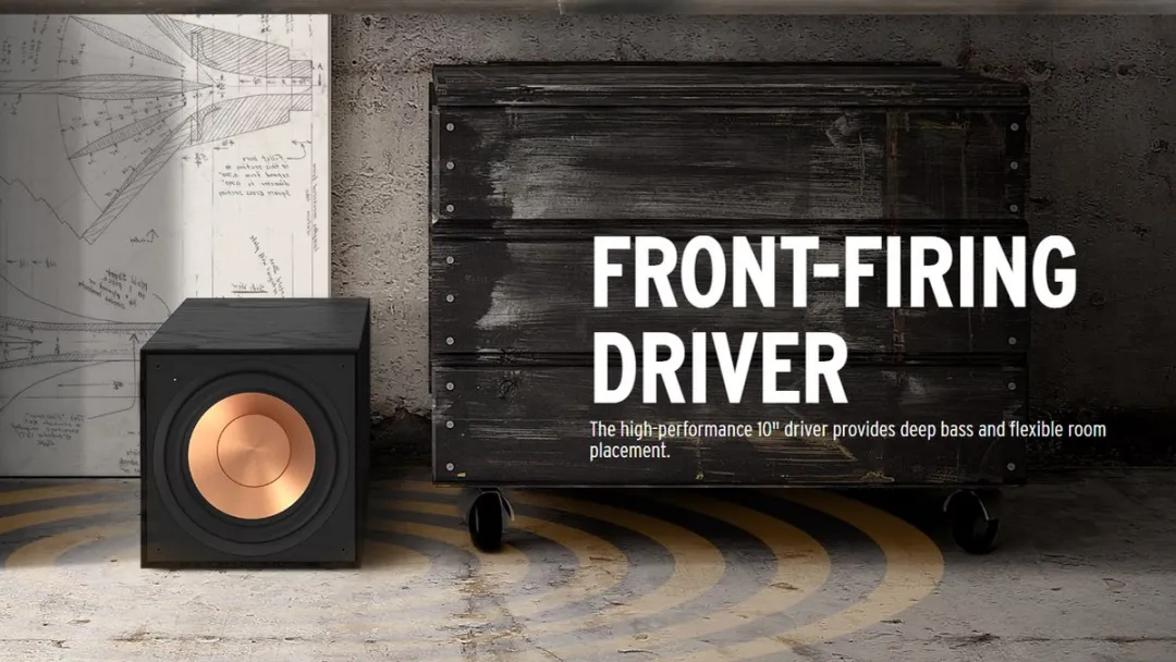 Klipsch Reference R-101SW Subwoofer 300W - 10 Inch - Zwart