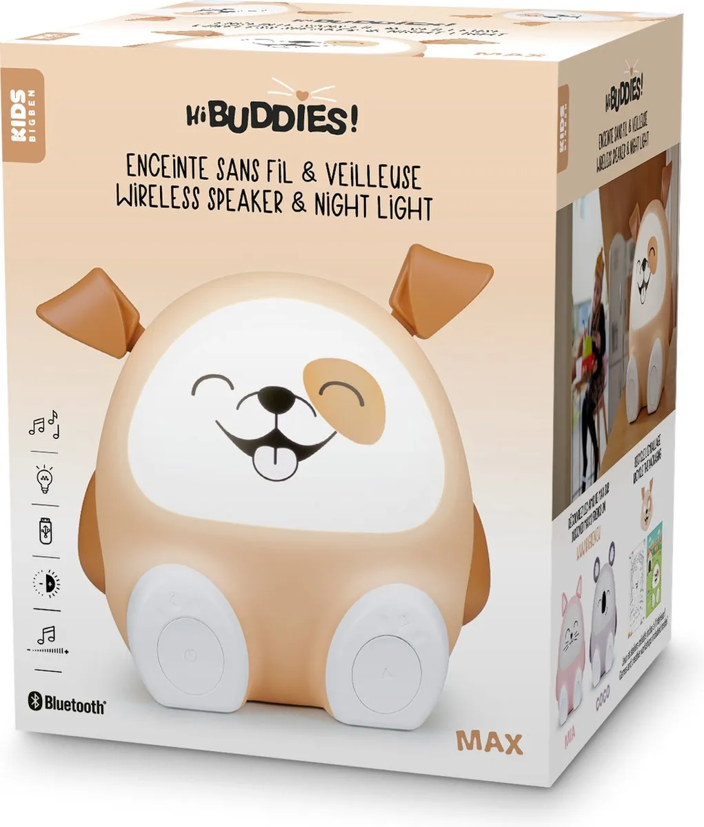 Bigben BTKIDSDOG Bluetooth Speaker Max de Hond - 15W - Bruin