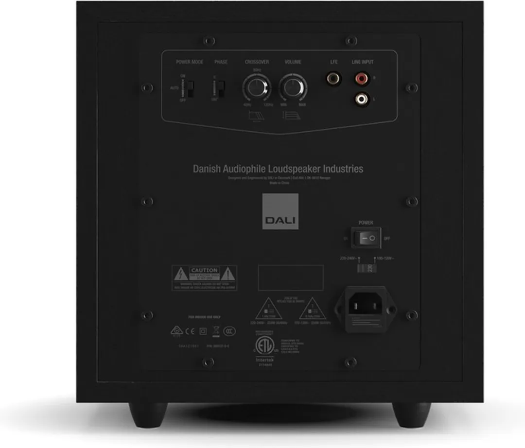 Dali SUB E-9F Subwoofer - 220W - 9 Inch - Zwart