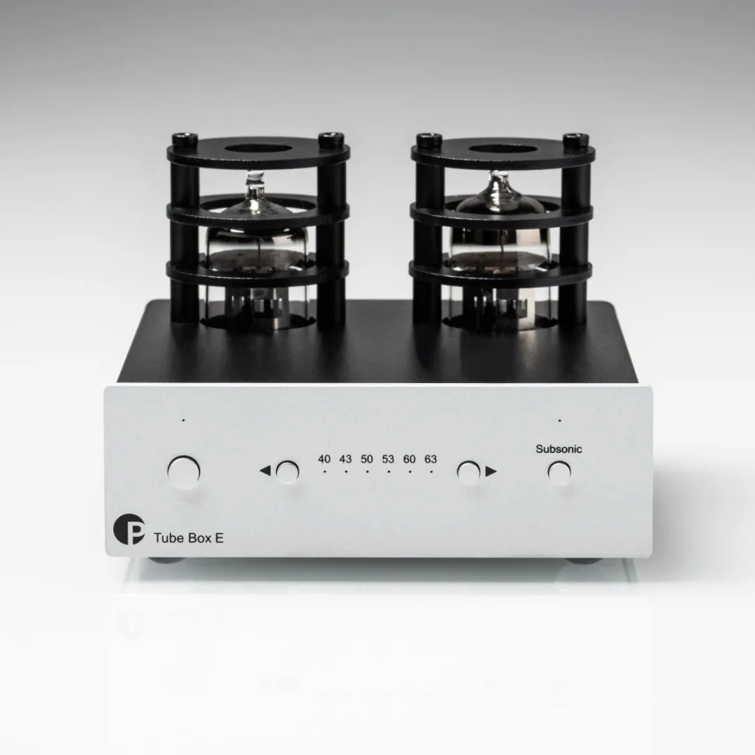 Pro-Ject Tube Box E Voorversterker MM/MC TUBE-BOX-E-S - Zilver - afbeelding 2 van 2