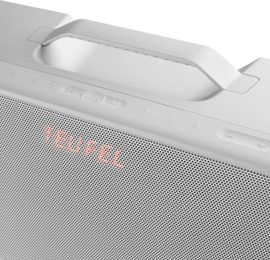Teufel BOOMSTER 4 Bluetooth-speaker - 42W - DAB+/FM - 23u batterij - Moon Gray