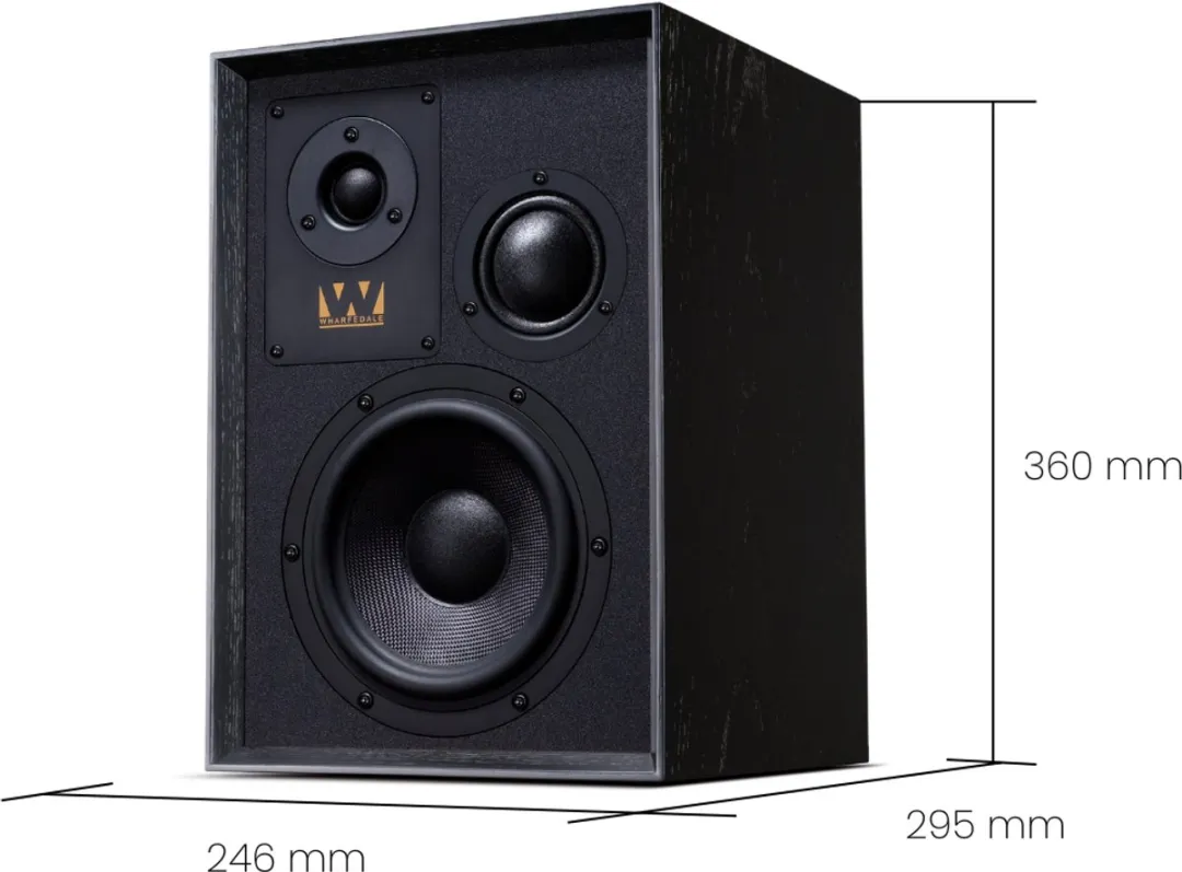Wharfedale Super Denton Boekenplankluidsprekers - 120W - Zwart
