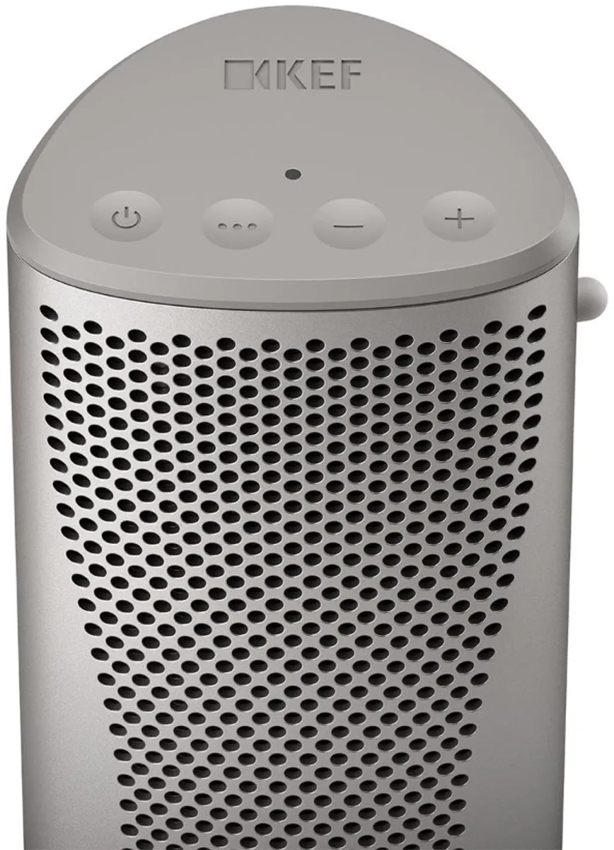 KEF Muo Draagbare Bluetooth Luidspreker 40W - Zilver