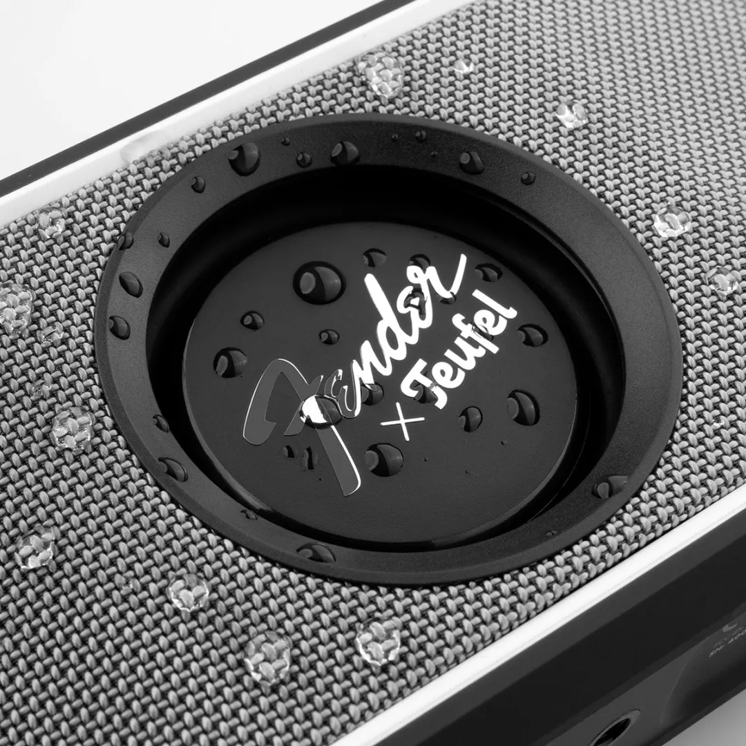 Teufel Fender Rockster GO 2 Bluetooth Speaker - Staalzwart