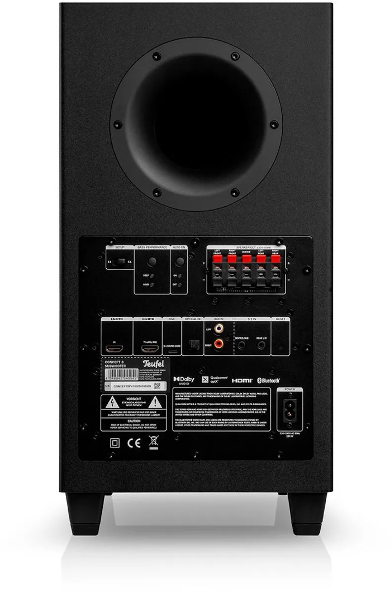 Teufel Consono 35 Concept 5.1 Surroundsysteem - 295W - Zwart - afbeelding 6 van 6