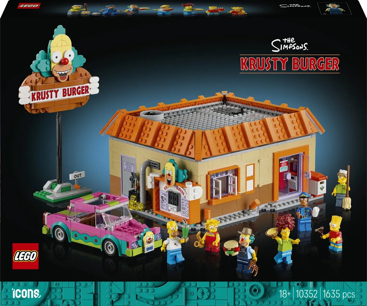 LEGO Icons The Simpsons Krusty Burger 10352