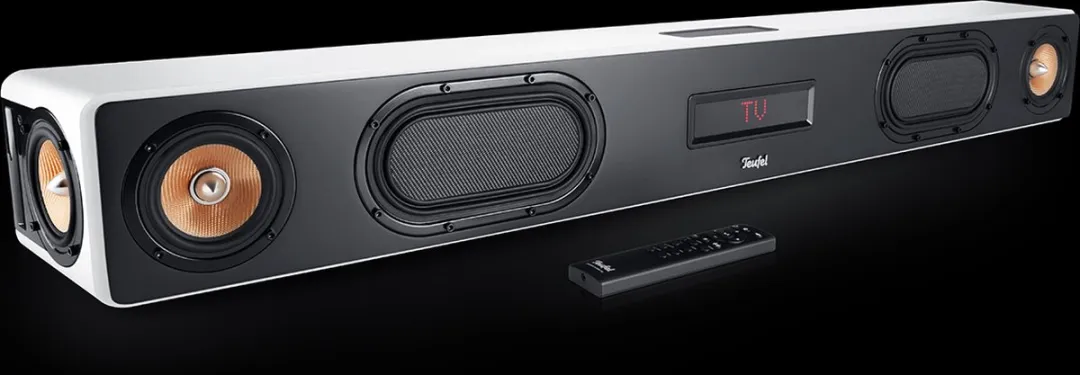 Teufel Cinebar Ultima Streaming - Soundbar met Chromecast - Wit