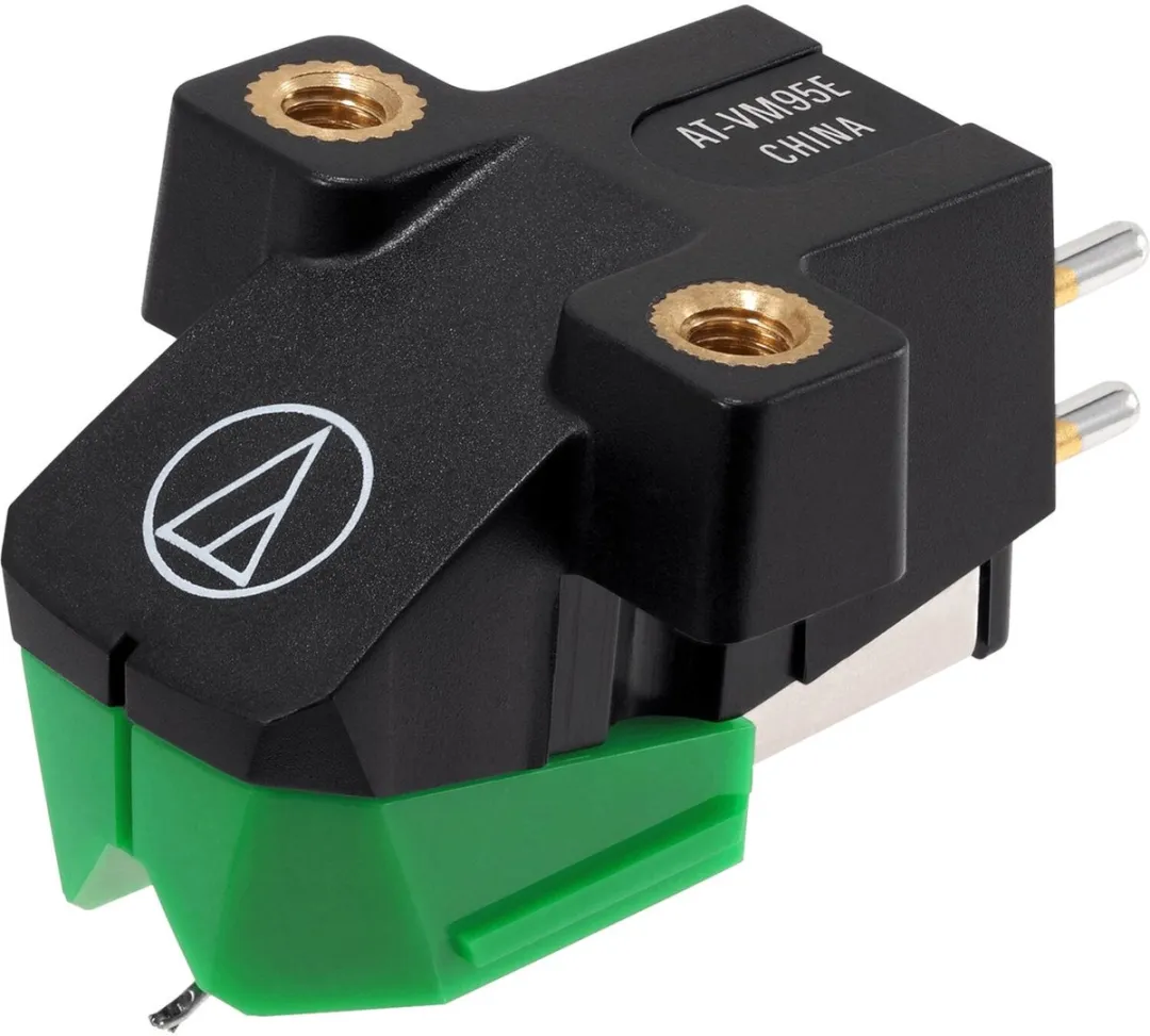 Audio-Technica AT-VM95E/H MM Cartridge - Groen/Zwart