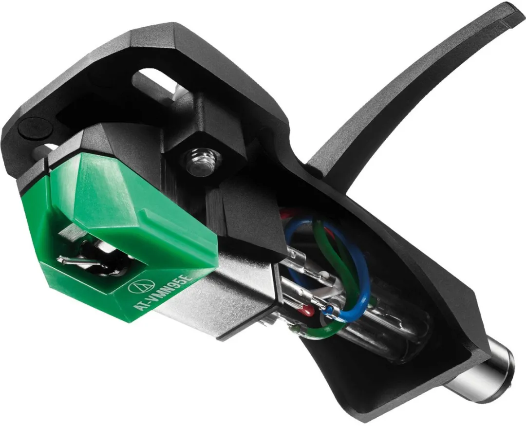 Audio-Technica AT-VM95E/H MM Cartridge - Groen/Zwart